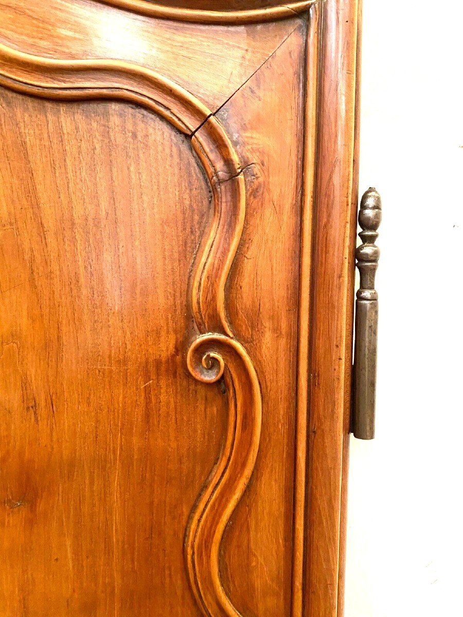 Pair Of Framed Doors In Solid Cherry XVIII Century-photo-6