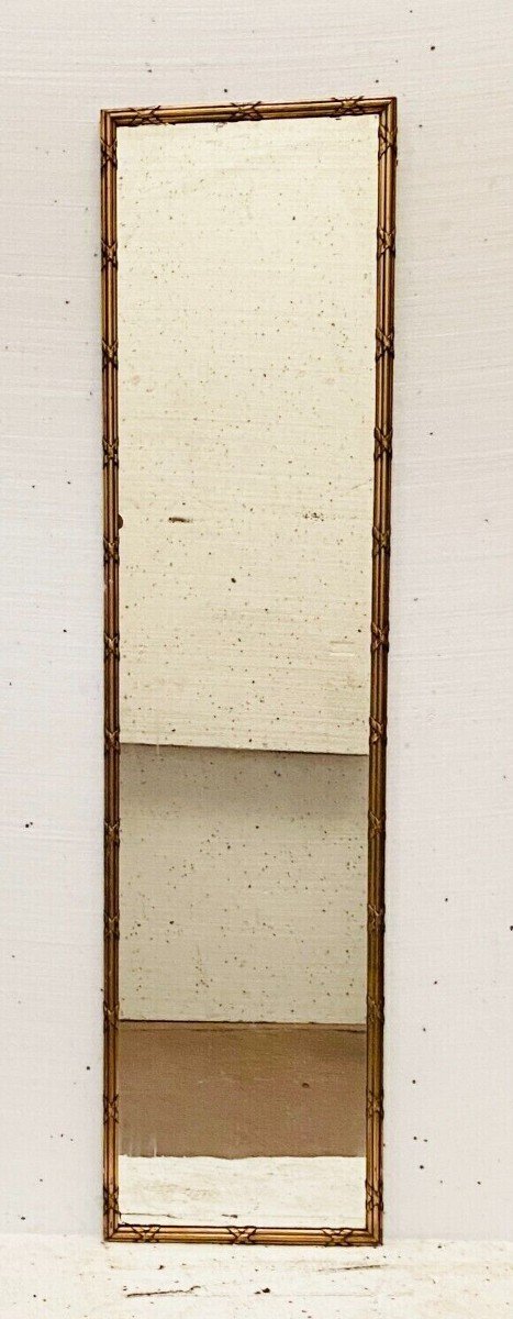 Miroir De Style Louis XVI En Bois Et Stuc Doré XIX Siècle Trumeau De Cheminée-photo-4