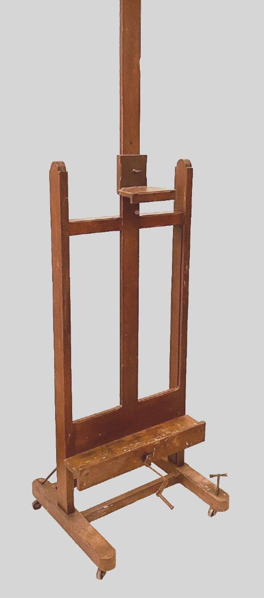 Rack Easel In Solid Oak 19th Century-photo-1