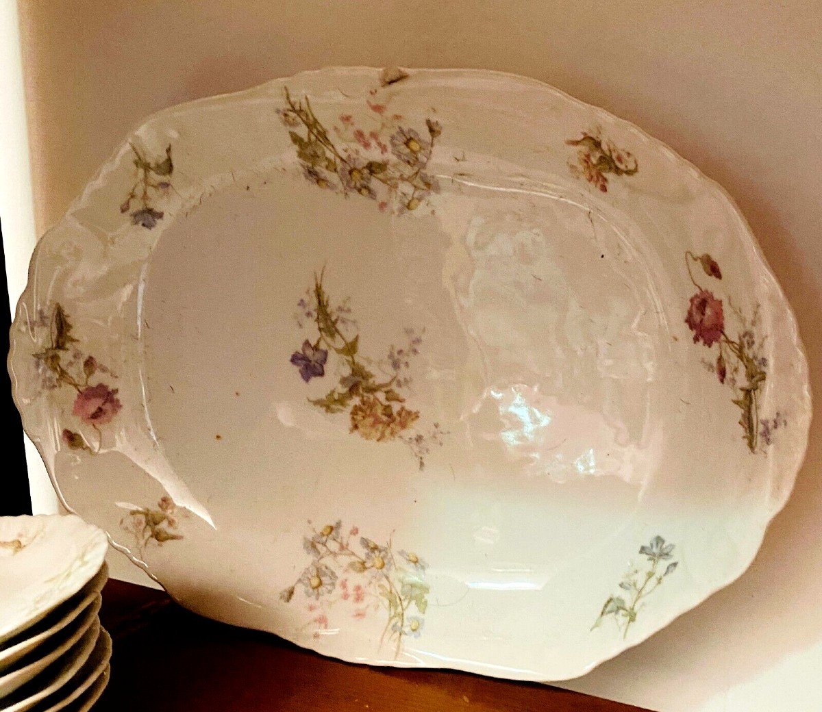 Service De Table De 134 Pièces En Porcelaine De Limoges XX Siècle-photo-1