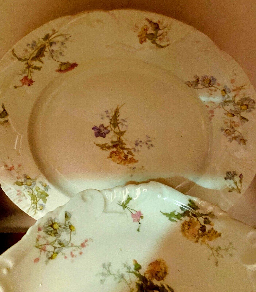 Table Service Of 134 Pieces In Limoges Porcelain 20th Century-photo-5