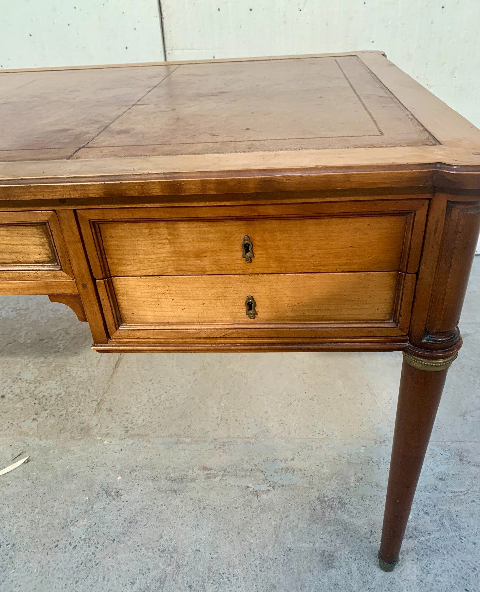 Louis XVI Style Desk In Mahogany And Veneer, 20th Century-photo-3