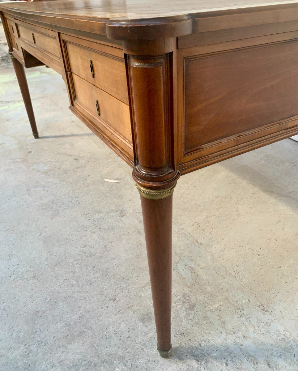 Louis XVI Style Desk In Mahogany And Veneer, 20th Century-photo-1