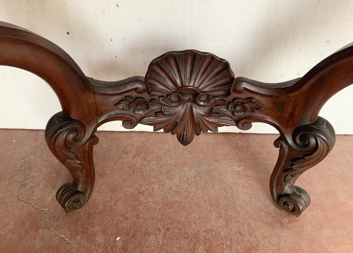 Pair Of Louis Philippe Consoles In Mahogany, 19th Century-photo-6