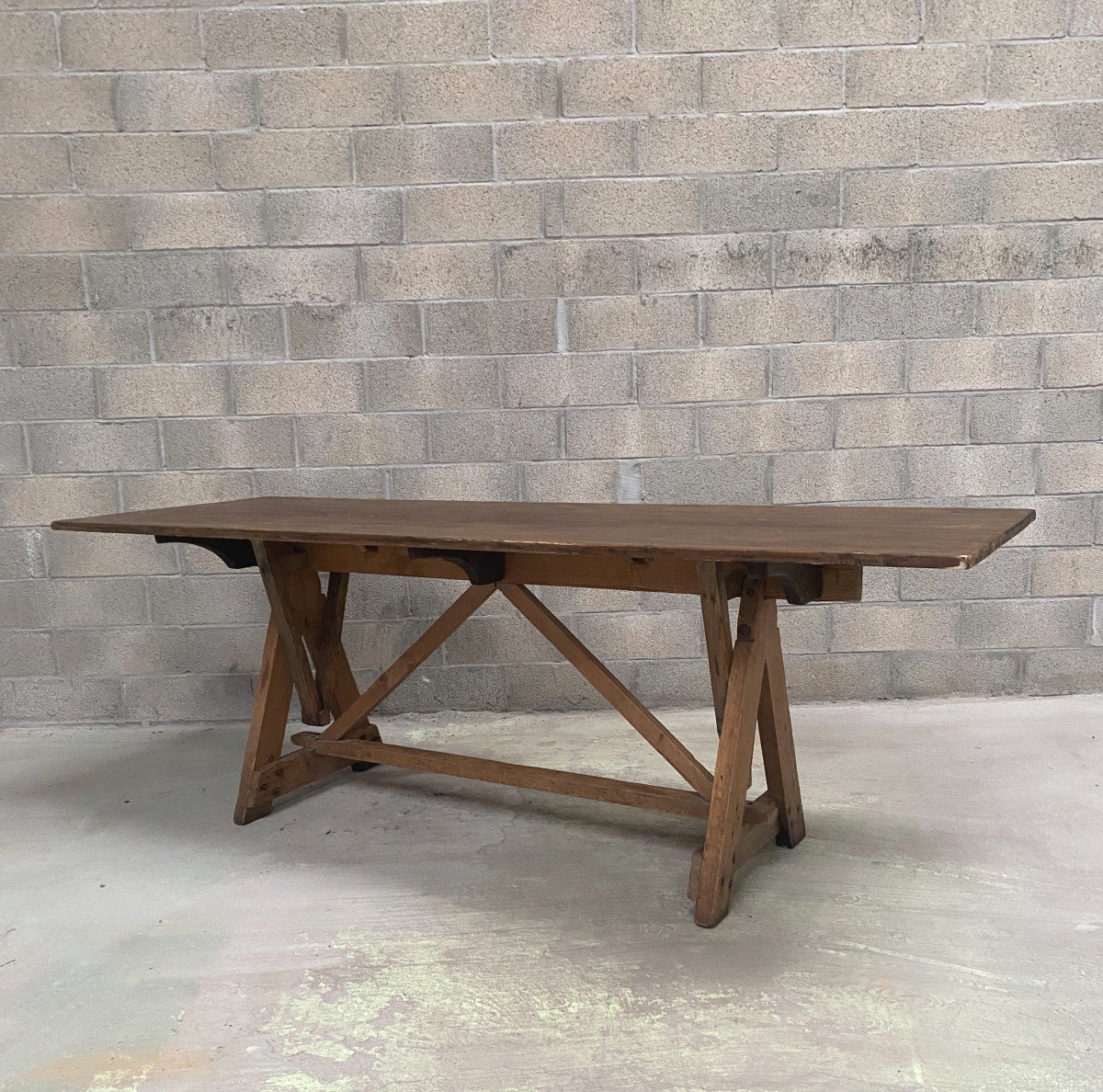 20th Century Solid Fir Architect's Table