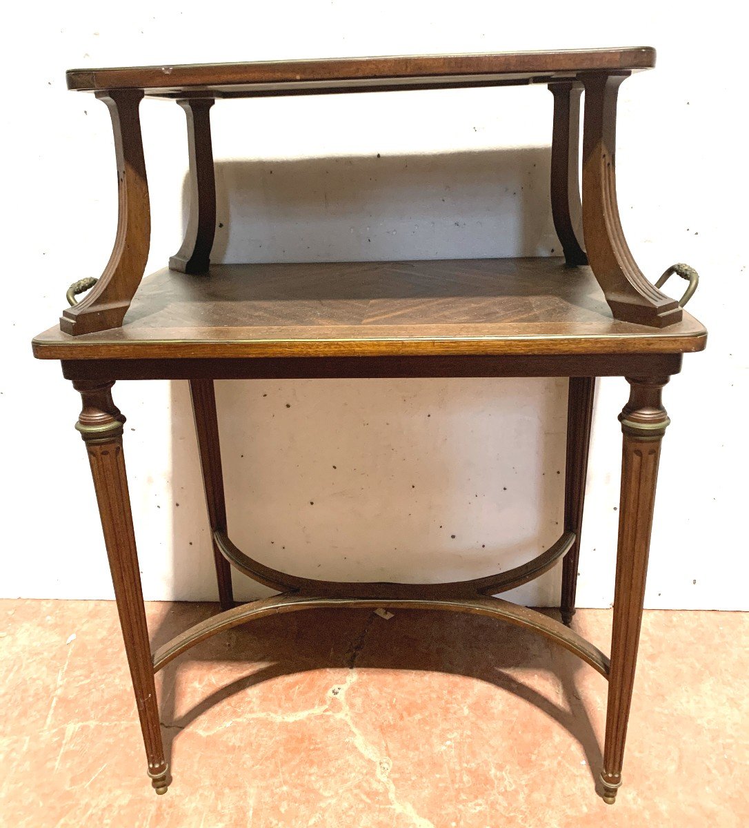 Louis XVI Style Mahogany Serving Table, 19th Century