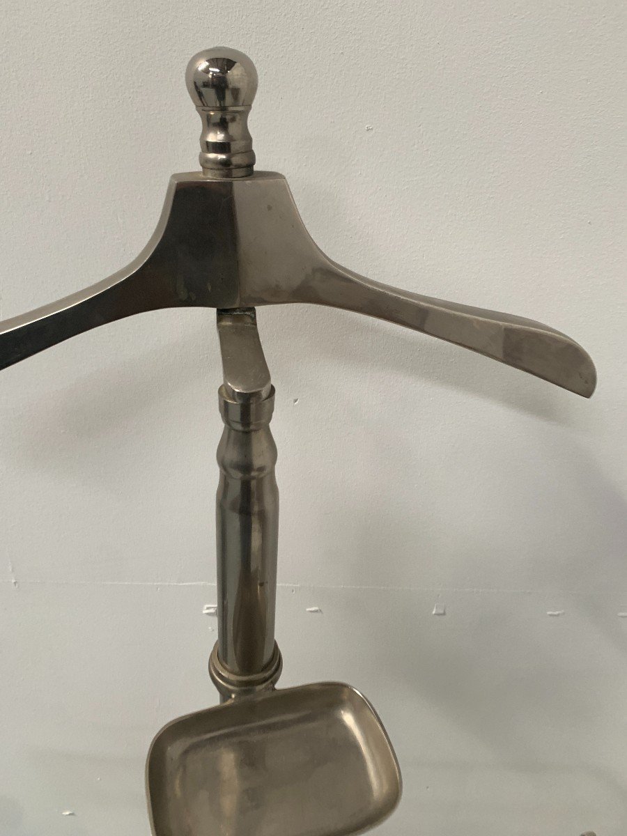 20th Century Chrome Metal Valet-photo-3