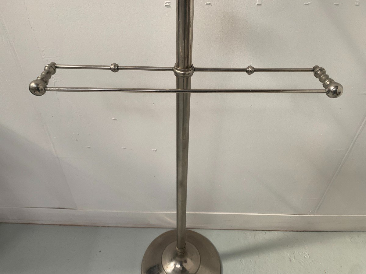 20th Century Chrome Metal Valet-photo-4