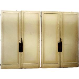 Suite Of Four Passage Doors In Solid Fir XIX Century