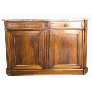 Directoire Style Buffet In Mahogany And Veneer 19th Century