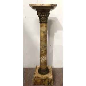 19th Century Marble And Bronze Presentation Column