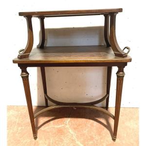 Louis XVI Style Mahogany Serving Table, 19th Century