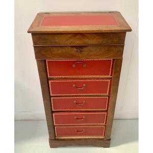 Notary Clerk's Desk In Walnut, 19th Century