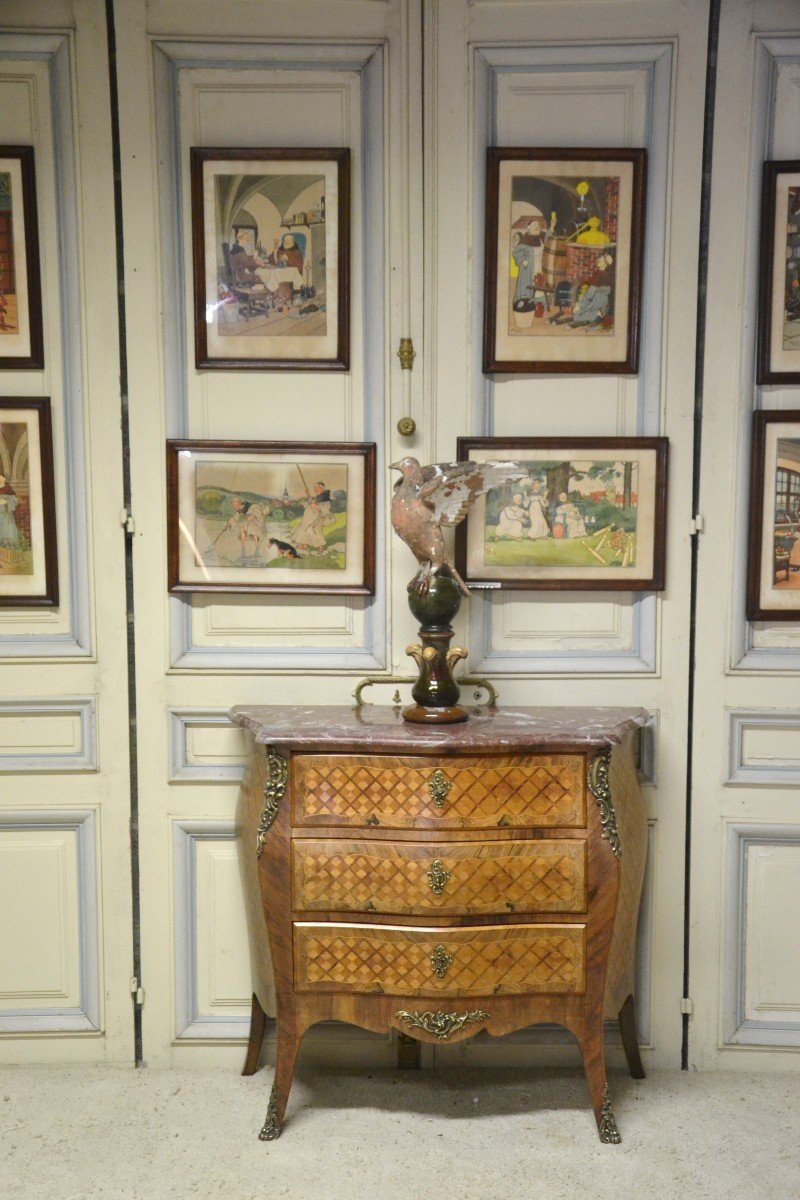 Commode en marqueterie-photo-2