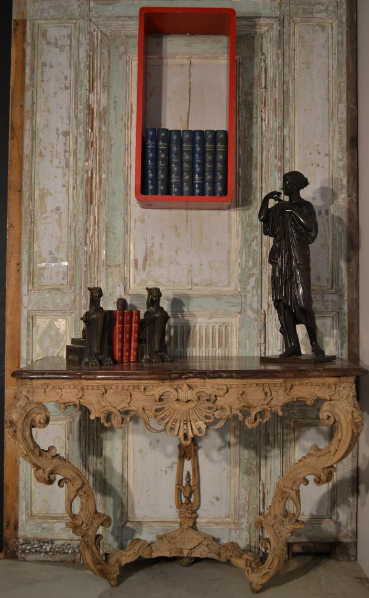 Oak Console 18th Century Era-photo-2