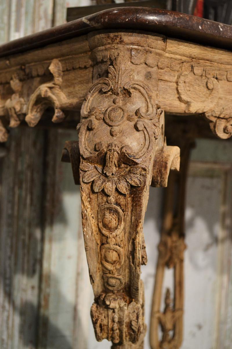 Oak Console 18th Century Era-photo-3