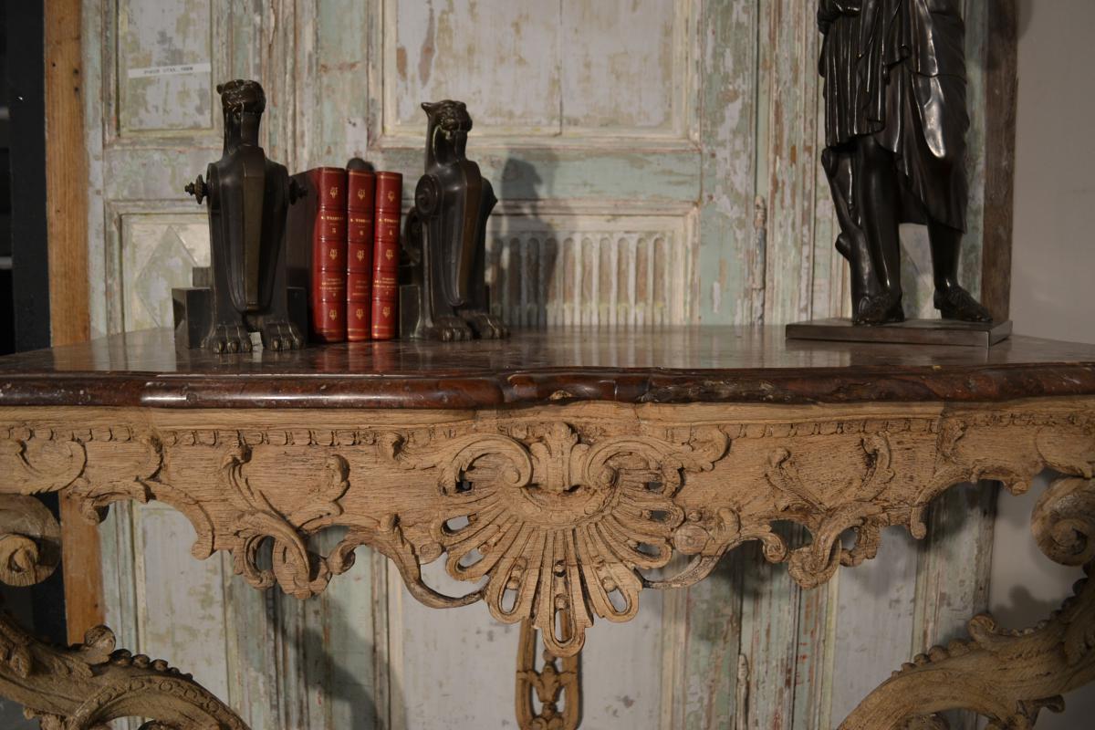 Oak Console 18th Century Era-photo-8