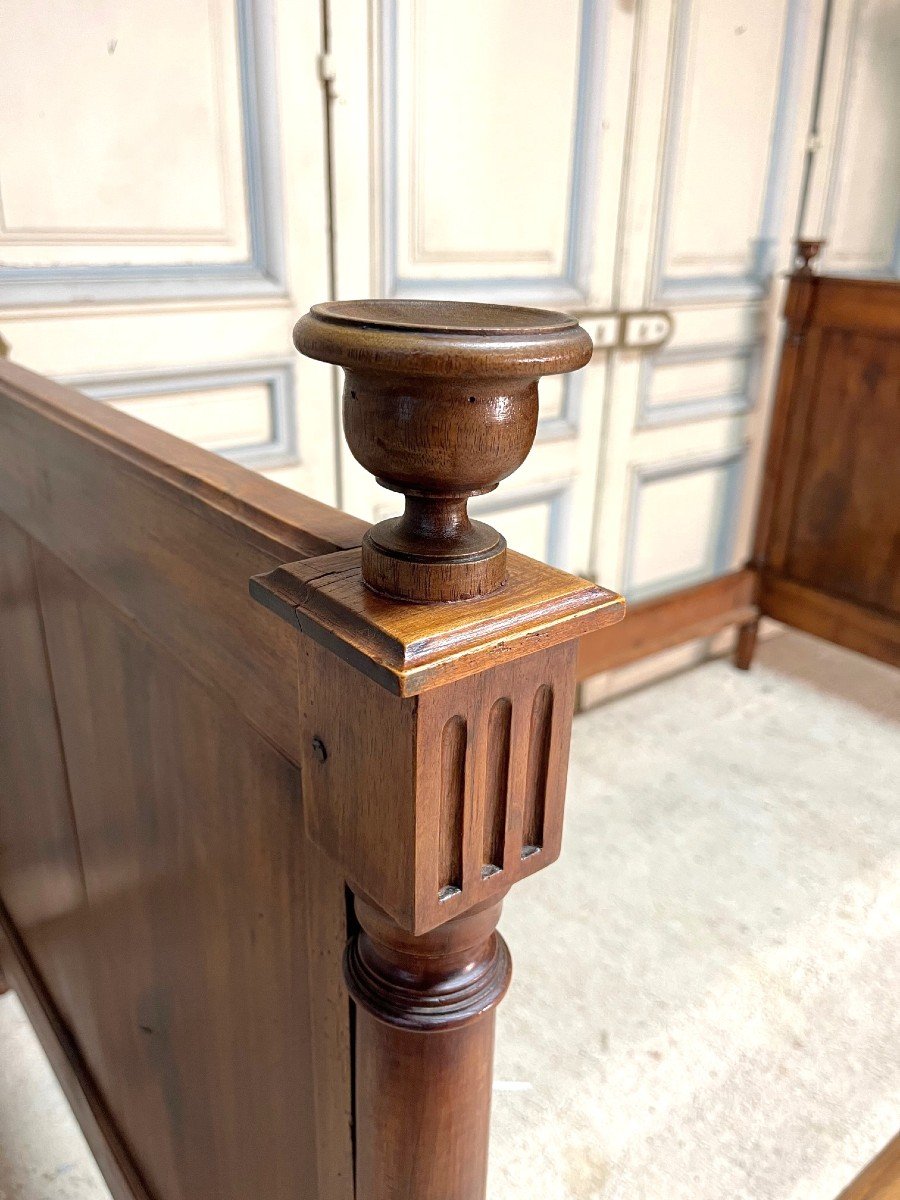 Alcove Bed In Walnut Directoire Period-photo-4