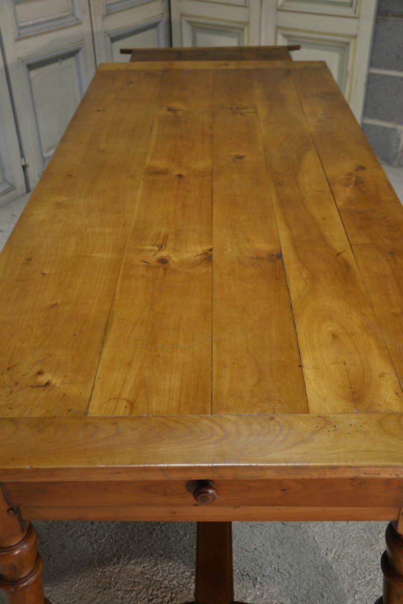 Table De Ferme En Merisier-photo-3