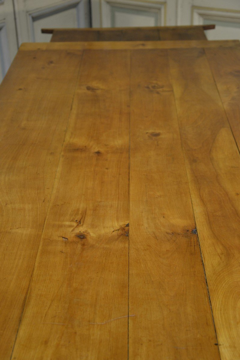 Table De Ferme En Merisier-photo-2