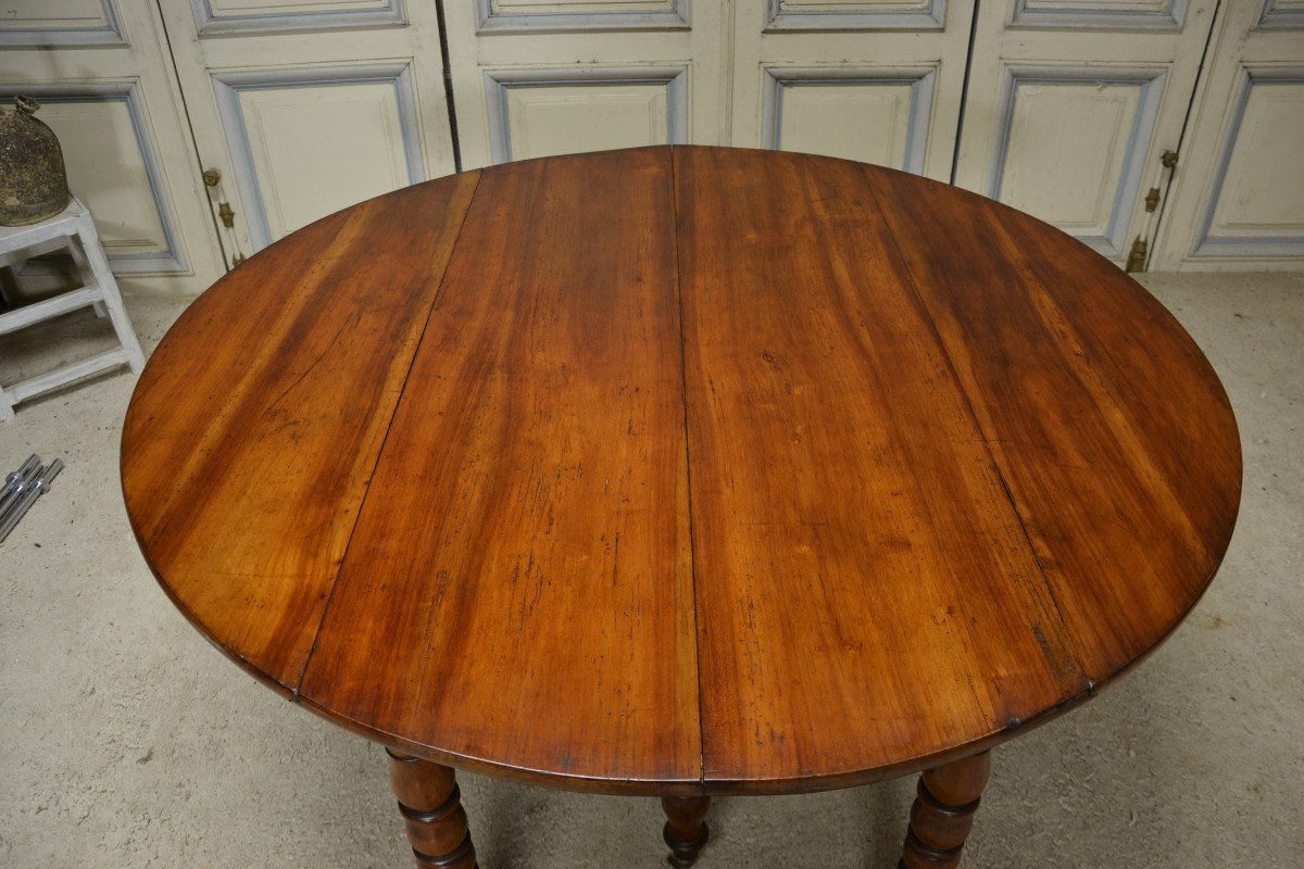 19th Century Round Cherry Table-photo-2