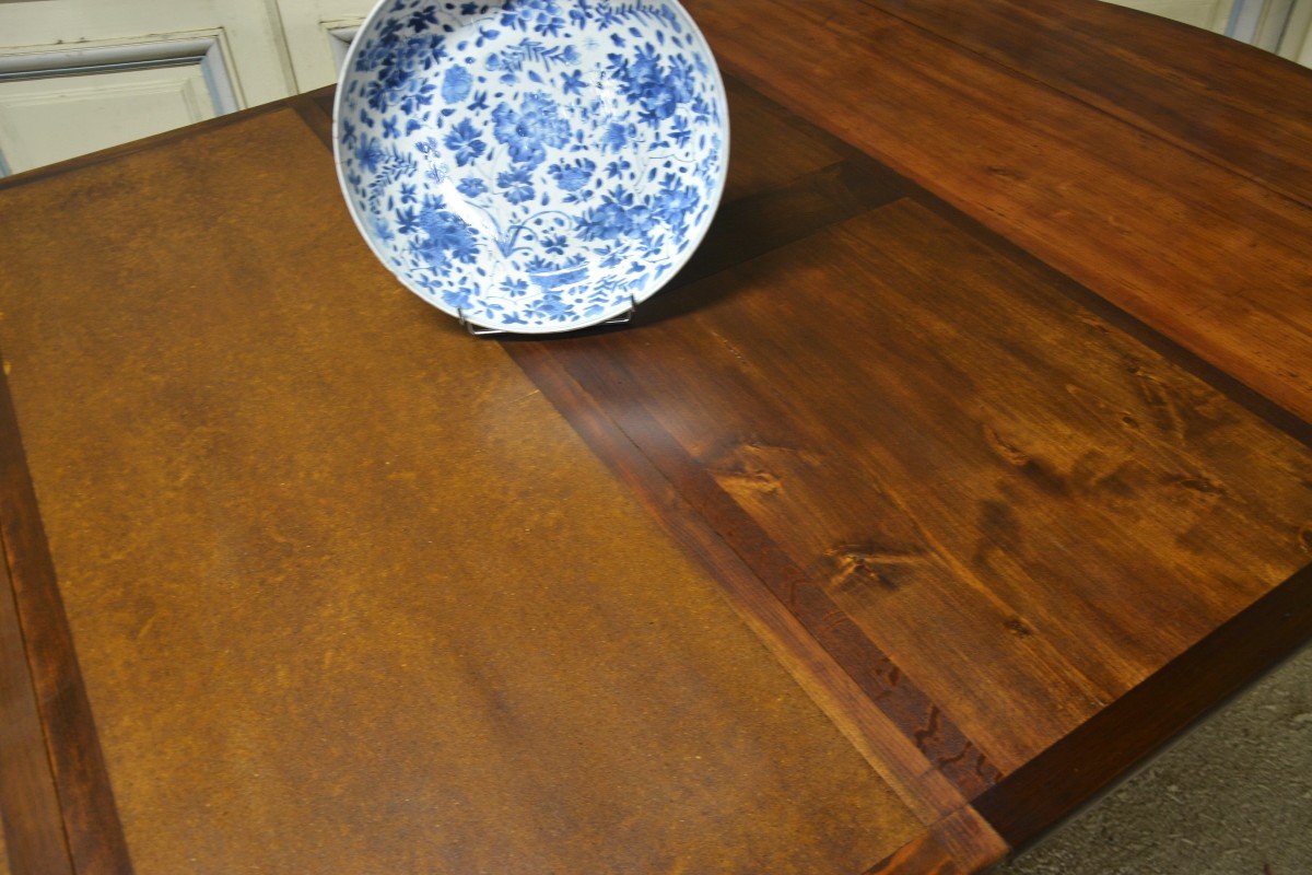 19th Century Round Cherry Table-photo-3