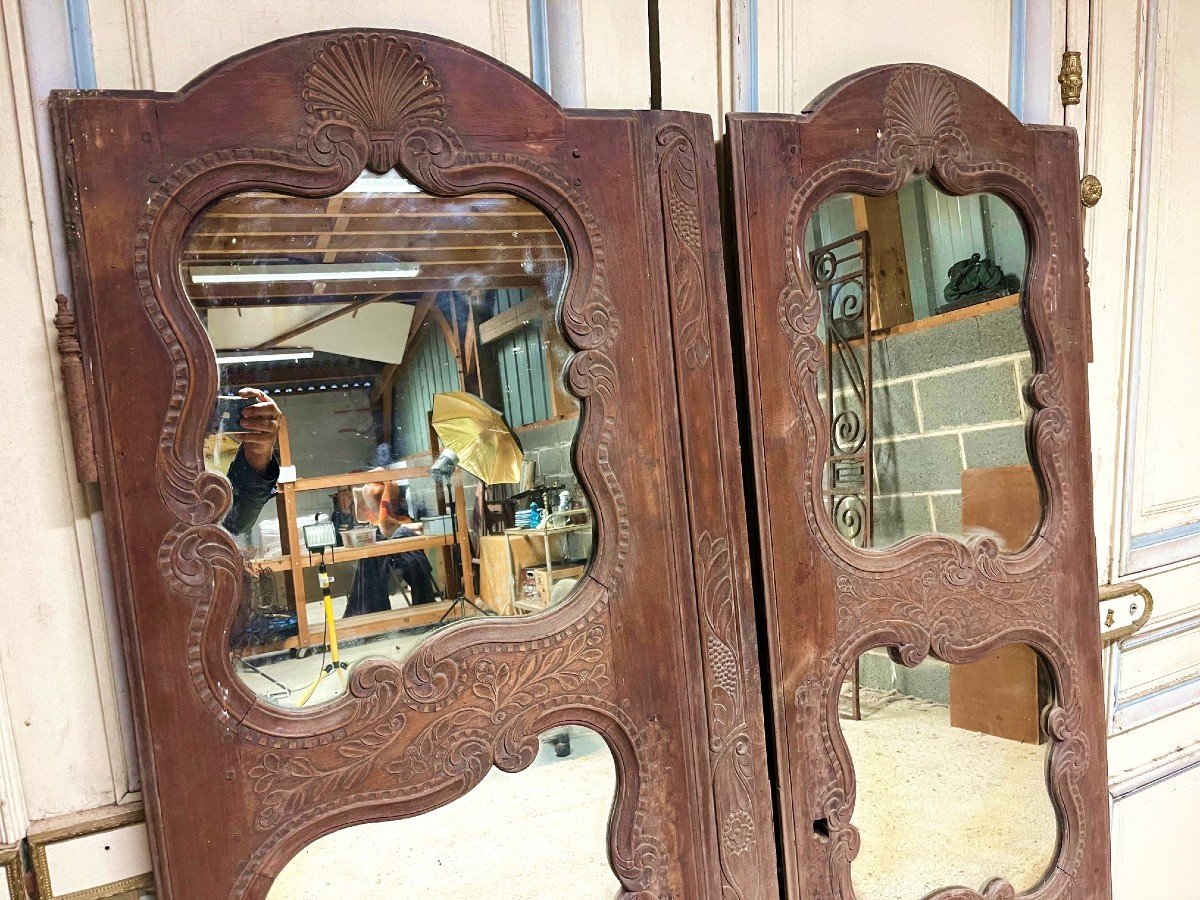 Pair Of 19th Century Rennes Cabinet Doors-photo-3