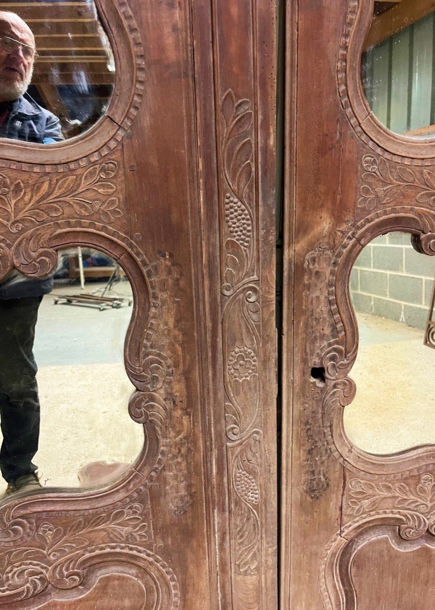 Pair Of 19th Century Rennes Cabinet Doors-photo-3