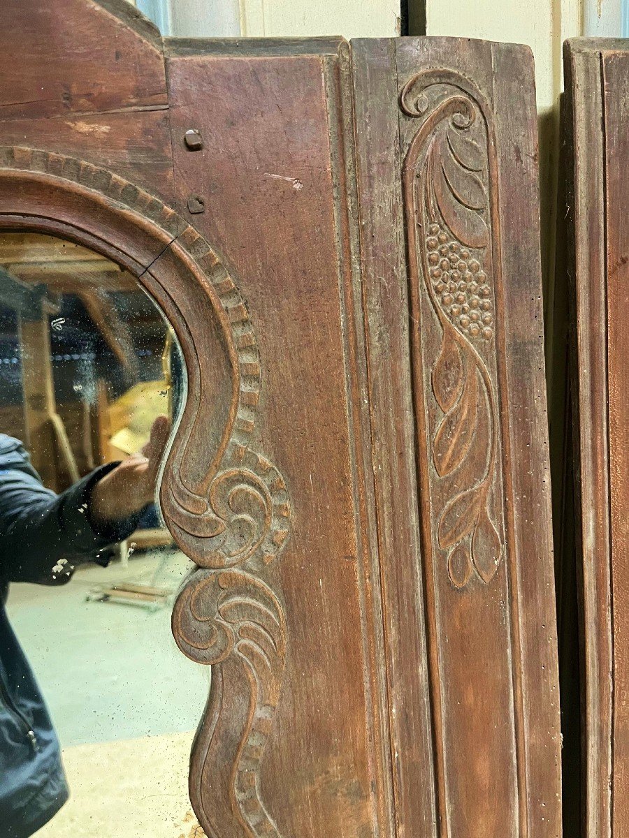 Paire De Portes d'Armoire Rennaise époque XIXe Siècle-photo-4