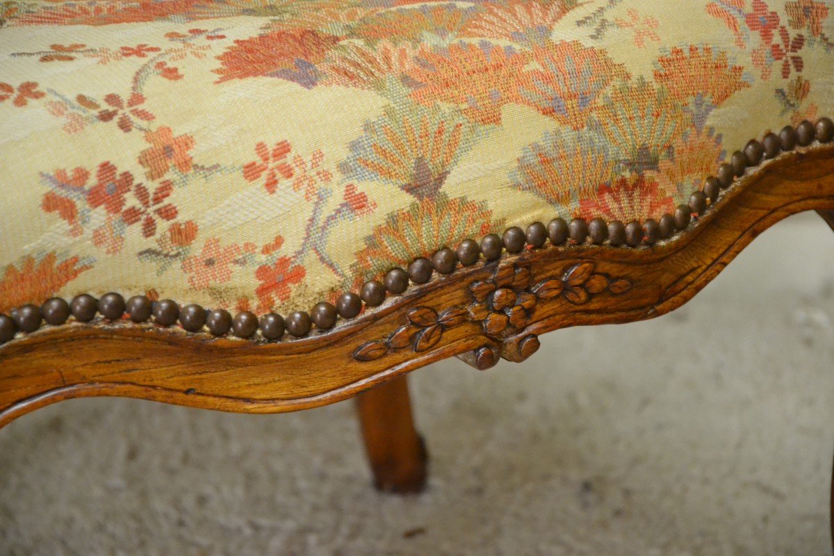 Pair Of 18th Century Flat Back Armchairs-photo-4