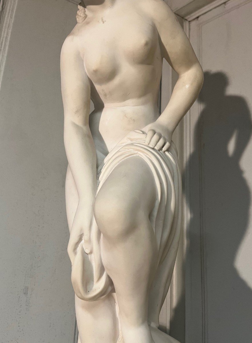 "venus Bathing" Sculpture By Dal Torrione, 20th Century-photo-3