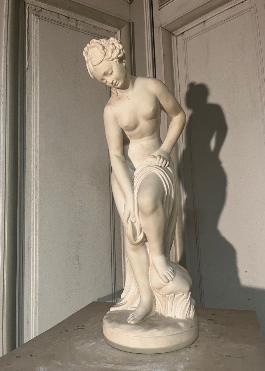 "venus Bathing" Sculpture By Dal Torrione, 20th Century