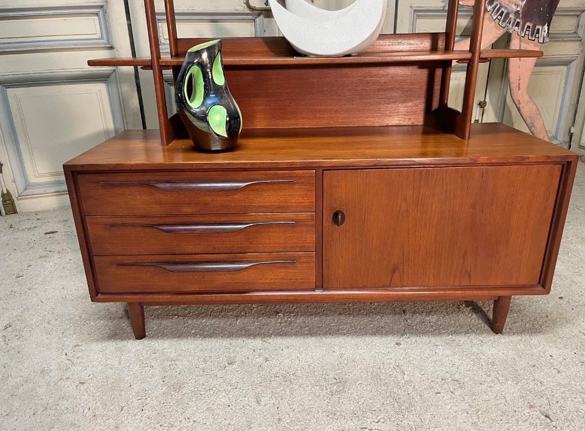 Swiss Teak Bookcase, 1960s-photo-3