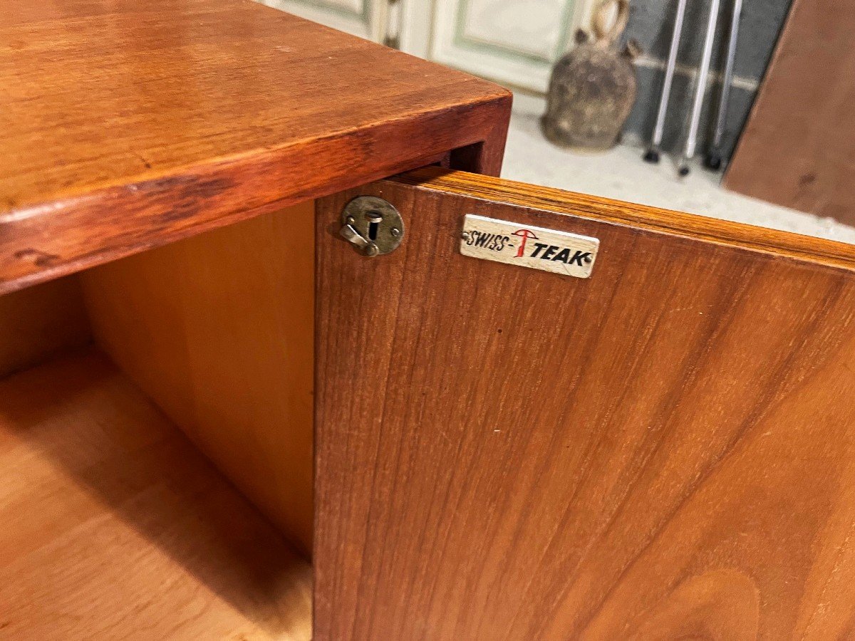 Swiss Teak Bookcase, 1960s-photo-4