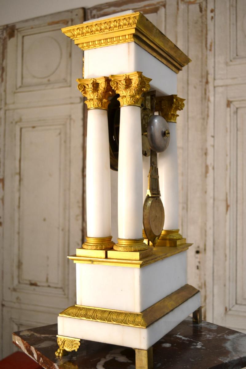 Clock At Column Restoration Period-photo-2