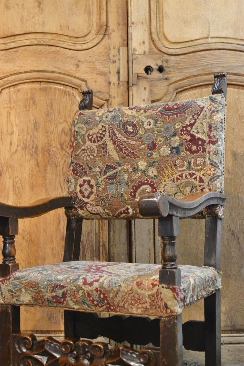 Fauteuil à Bras Haute Époque-photo-2