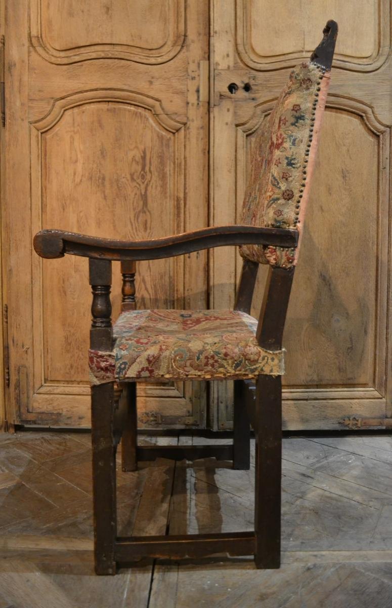 Fauteuil à Bras Haute Époque-photo-3