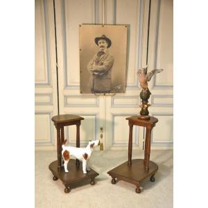 Pair Of Eighteenth Cantor Stools