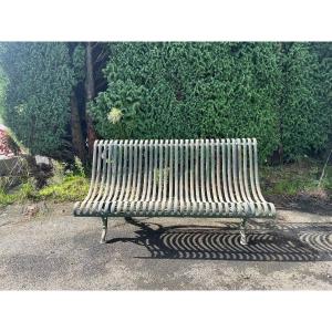 Banc De Jardin En Fer Et Fonte époque 19e Siècle