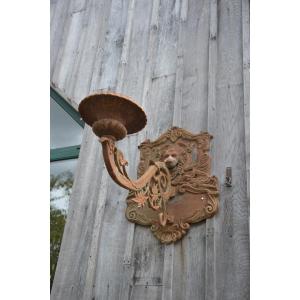 Outdoor Cast Iron Wall Sconce