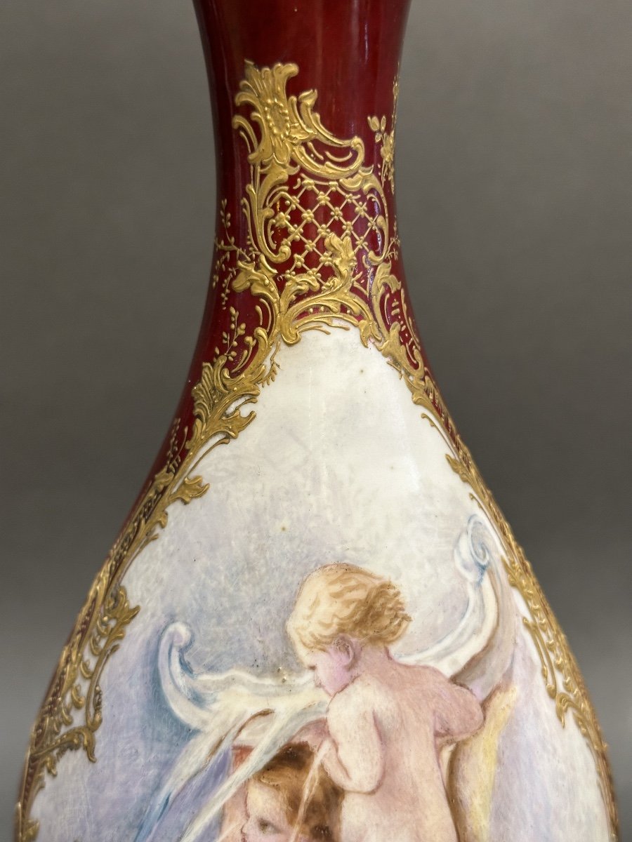 Pair Of Sèvres Porcelain Vases -photo-2