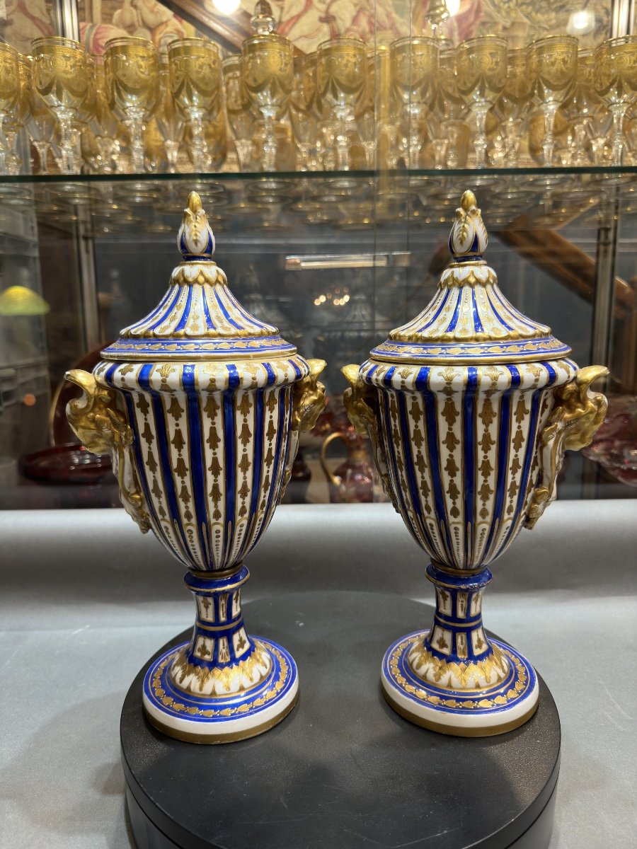 Pair Of Sèvres Porcelain Vases -photo-2