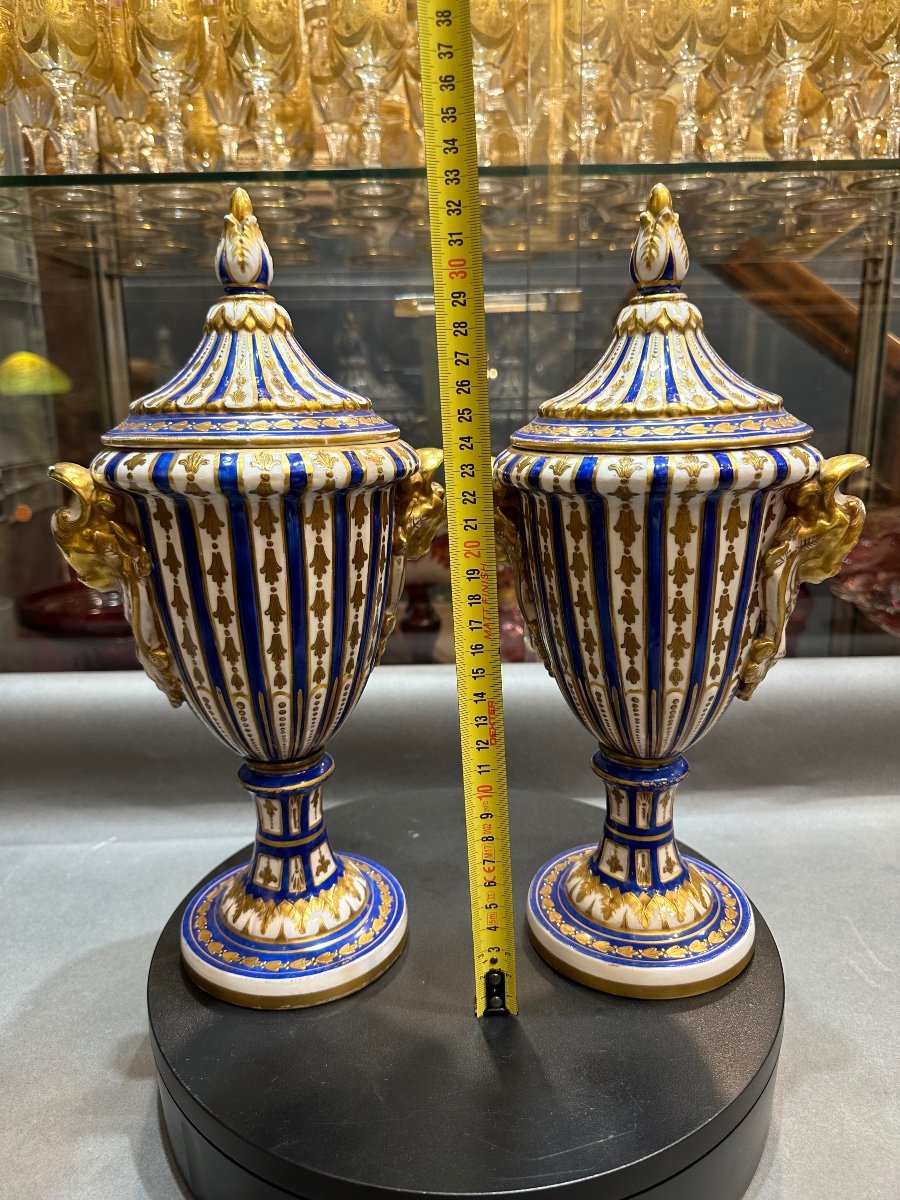 Pair Of Sèvres Porcelain Vases -photo-1