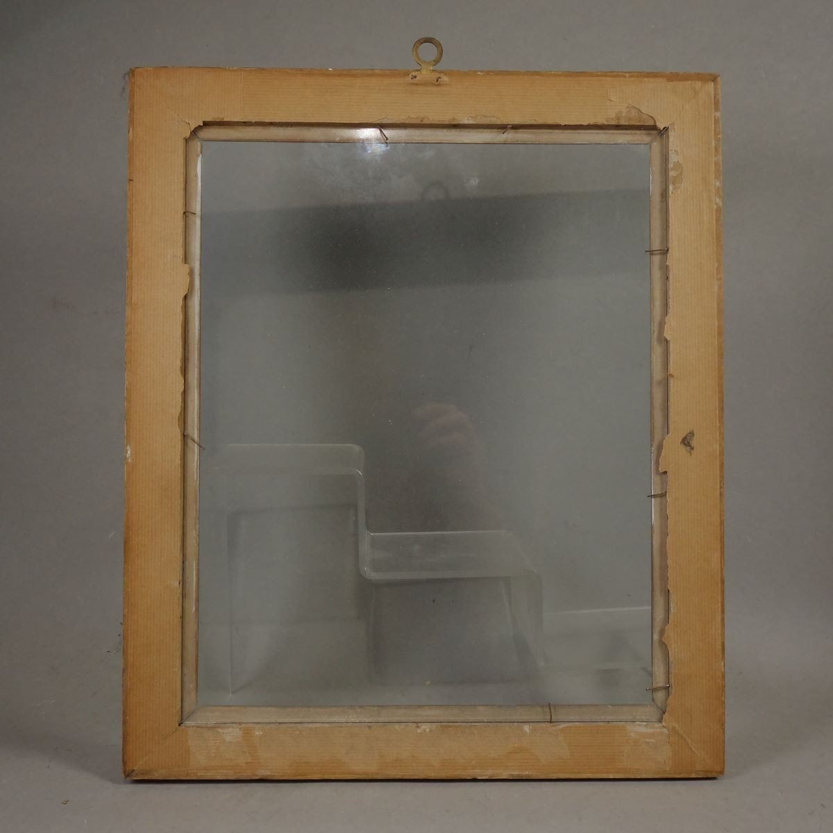 Mid 19th Century Frame Empire Style Rabbet: 26.5 X 32.5 Cm-photo-3