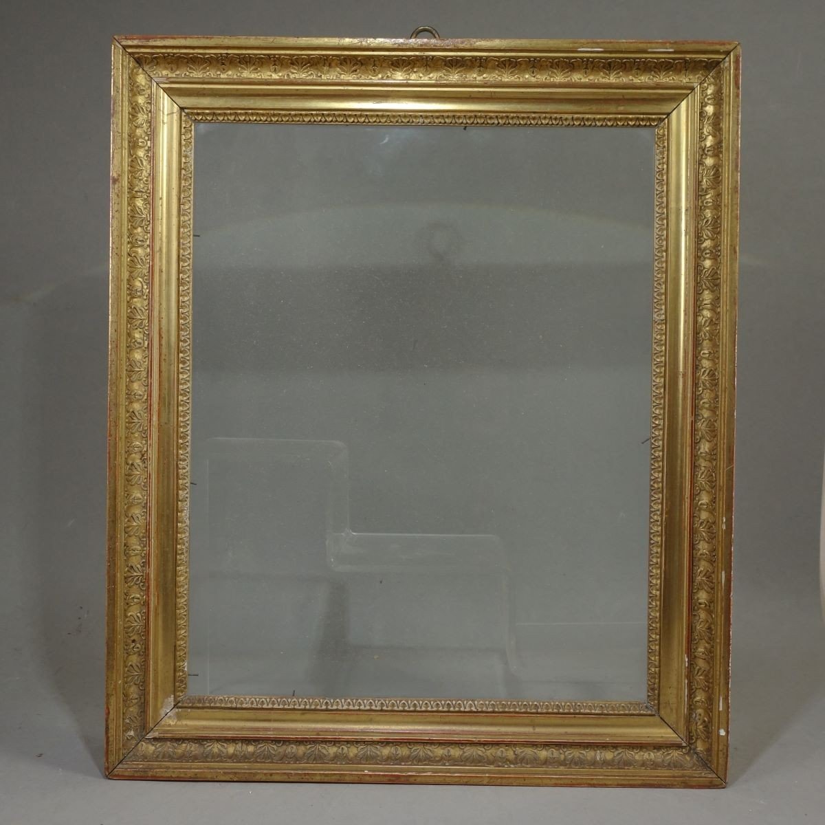 Mid 19th Century Frame Empire Style Rabbet: 26.5 X 32.5 Cm