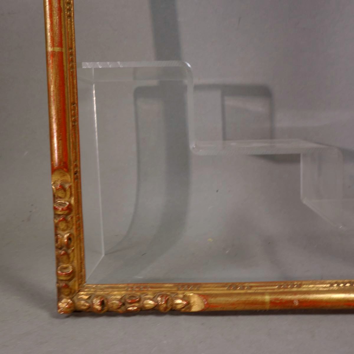 Art-deco Frame Carved Golden Leaf Leaf: 27.2 X 35.5 Cm-photo-4