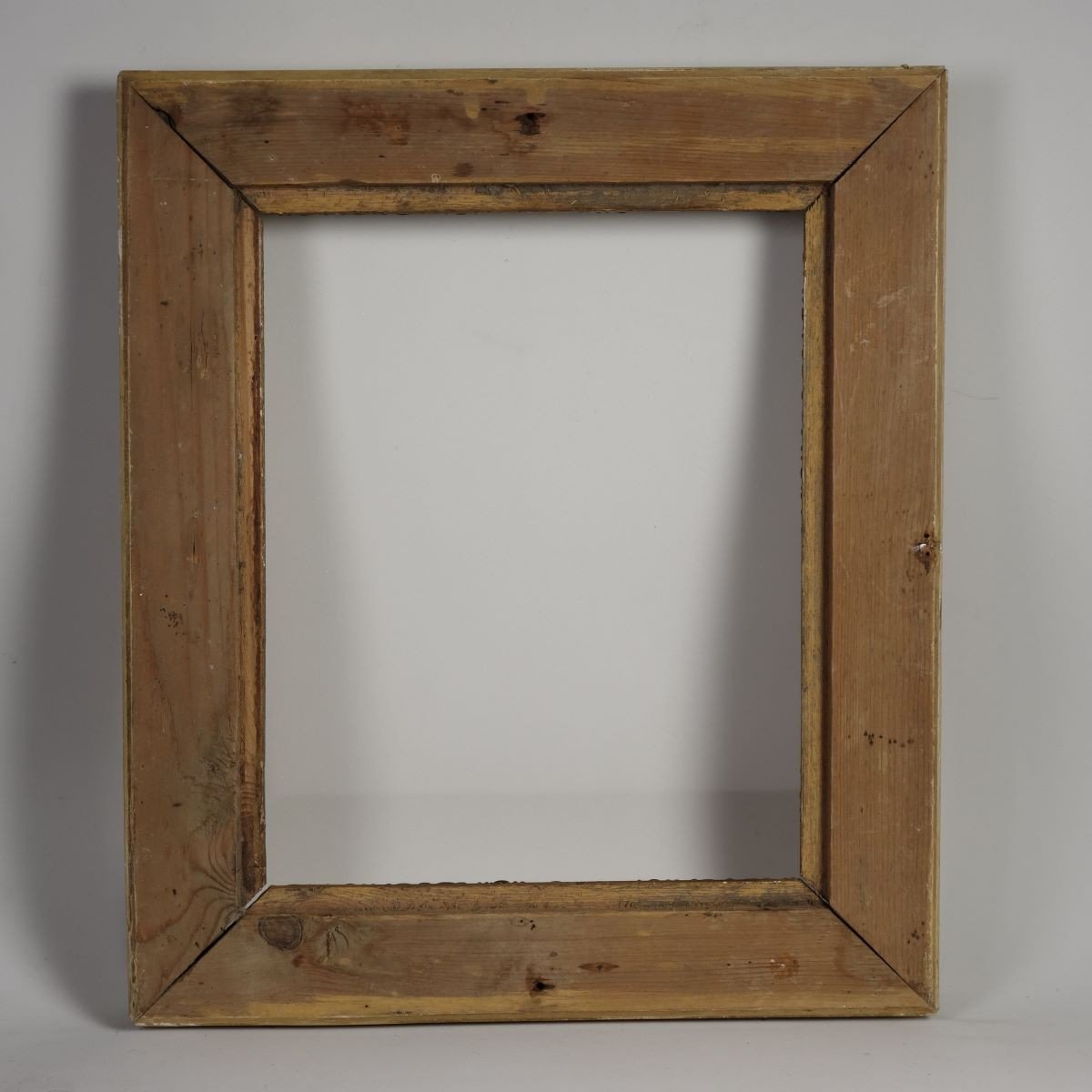 19th Century Frame Gilded Wood Gold Leaf Rebate: 22.5 X 27.5 Cm-photo-3