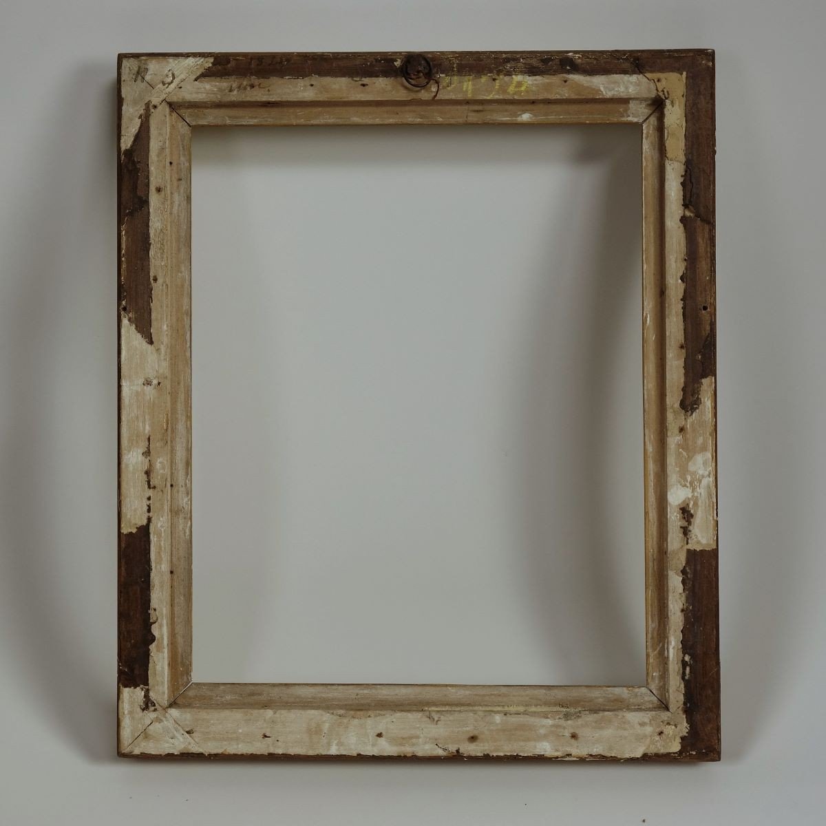 19th Century Gilded Wood Frame Rebate: 30.5 X 25 Cm-photo-3