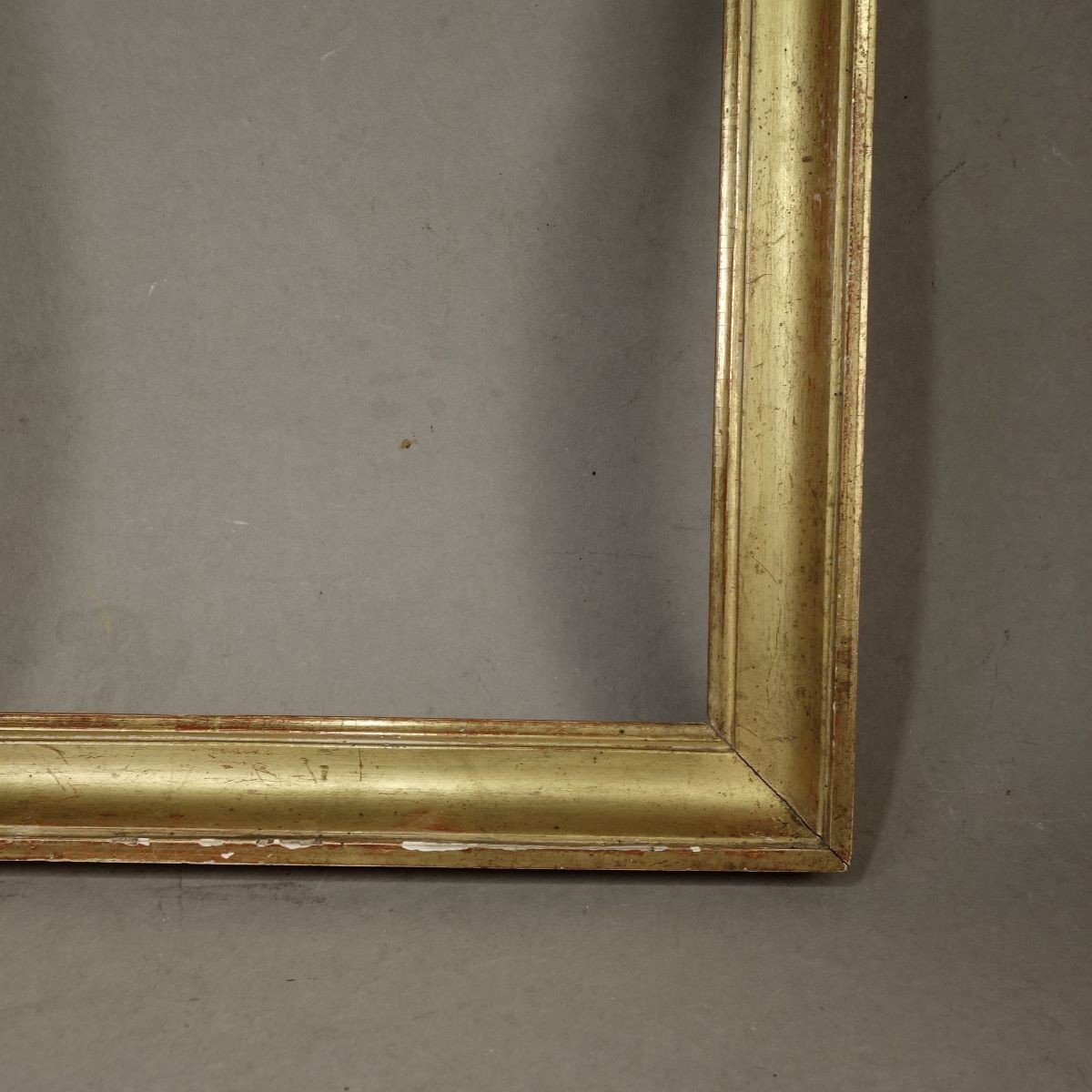 19th Century Gilded Wood Frame Rebate: 30.5 X 25 Cm-photo-1