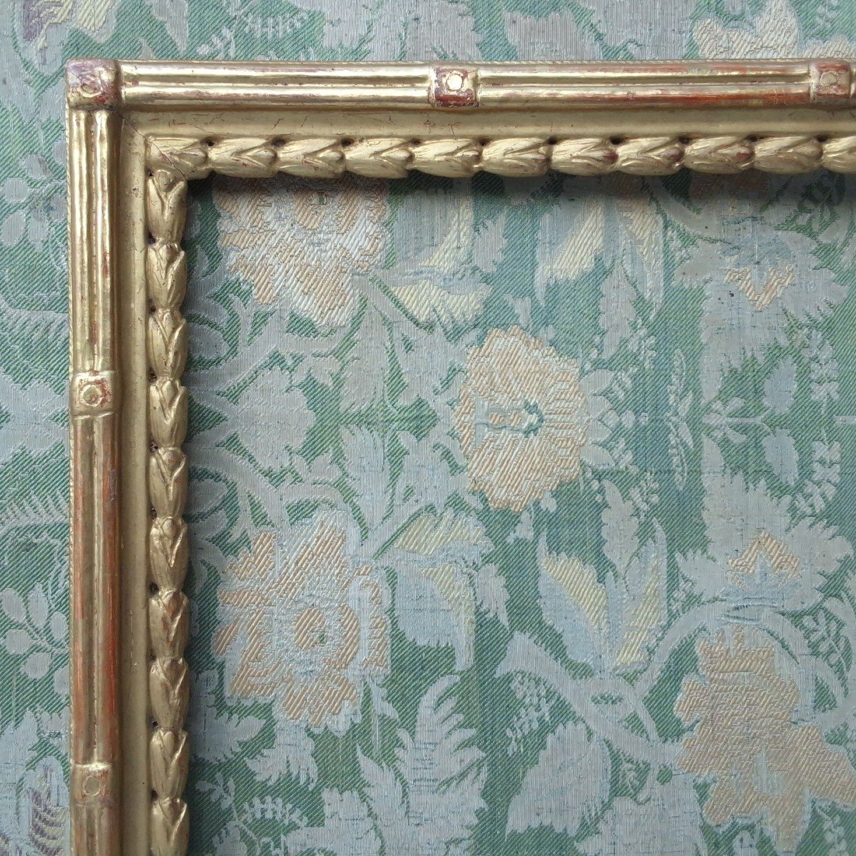 18th Century Gilded Wood Frame Rebate: 35 X 44.5 Cm-photo-3